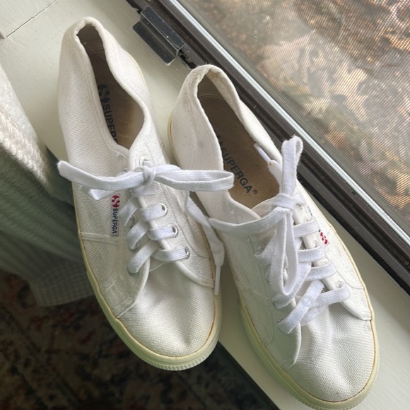 Superga 2790 white flatform 4cm sneakers - Picture 4 of 12